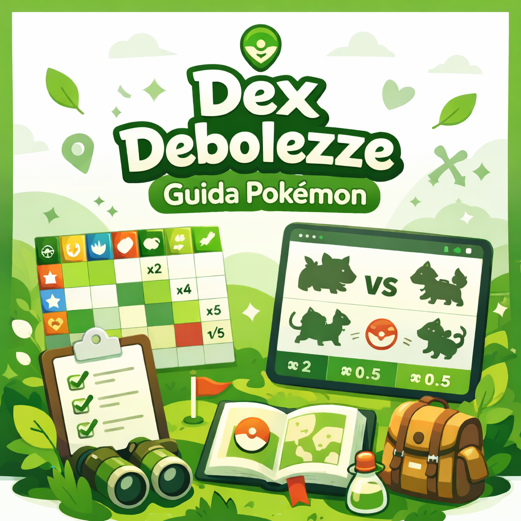 Dex Debolezze/guida pokemon